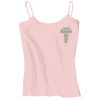 Juniors 1x1 Rib Spaghetti Strap Tank Thumbnail