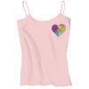 Juniors 1x1 Rib Spaghetti Strap Tank Thumbnail