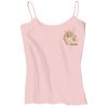 Juniors 1x1 Rib Spaghetti Strap Tank Thumbnail