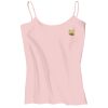 Juniors 1x1 Rib Spaghetti Strap Tank Thumbnail