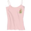 Juniors 1x1 Rib Spaghetti Strap Tank Thumbnail