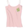 Juniors 1x1 Rib Spaghetti Strap Tank Thumbnail