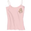 Juniors 1x1 Rib Spaghetti Strap Tank Thumbnail