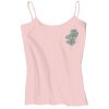 Juniors 1x1 Rib Spaghetti Strap Tank Thumbnail