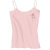 Juniors 1x1 Rib Spaghetti Strap Tank Thumbnail