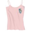 Juniors 1x1 Rib Spaghetti Strap Tank Thumbnail