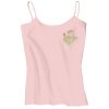Juniors 1x1 Rib Spaghetti Strap Tank Thumbnail
