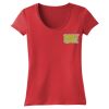 Juniors 60/40 Scoop Tee Thumbnail